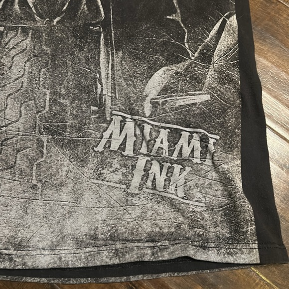 Vintage Miami Ink Moto T Size M (Fits S Best) - Picture 2 of 3
